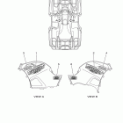 Grizzly 550 FI 4WD  YFM5FGYGR/YFM5FGYL/YFM5FGYB Наклейки