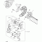YFZ450 YFZ450YW/YFZ450YL Передний тормозной суппорт
