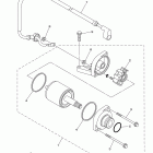 YFZ450RYL/YFZ450RYW ПУСКОВОЙ ЭЛЕКТРОДВИГАТЕЛЬ
