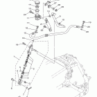 YFZ450 YFZ450YL/YFZ450YW Задний тормозной цилиндр