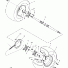 YFZ450 YFZ450YL/YFZ450YW Заднее колесо
