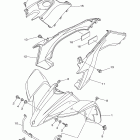 YFZ450 YFZ450YL/YFZ450YW Переднее крыло