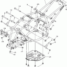 RAPTOR 250 YFM25RX Рама