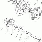Grizzly YFM125GX-B Муфта стартера