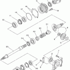 Grizzly 350 4WD YFM35FGIX Промежуточный ведущий вал