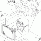 Grizzly 450 4WD YFM45FGX Радиатор и Патрубки