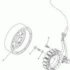 Grizzly 450 4WD YFM45FGX Генератор