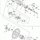 YFZ450 Special Edition YFZ450SPX Задний тормозной суппорт