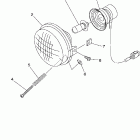 Grizzly 350 4WD YFM35FGIW Фара