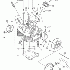 Grizzly 350 4WD YFM35FGIW ГОЛОВКА ЦИЛИНДРА