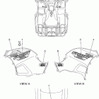 Grizzly 700 4WD EPS YFM7FGPW-C Наклейки
