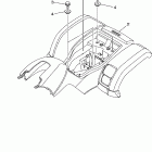 Grizzly 80 YFM80GW Заднее крыло