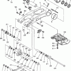 YFZ450 Special Edition YFZ450SEW- Бугель (задний рычаг)