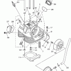 Bruin 350 4WD YFM350FAHT ГОЛОВКА ЦИЛИНДРА
