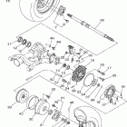 Bruin 350 4WD YFM350FAHT Заднее колесо