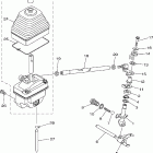 Bruin 350 4WD YFM350FAHT Вал переключения