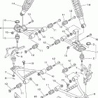 Bruin 350 4WD YFM350FAHT Передняя подвеска колес
