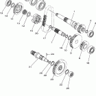 Bruin 350 4WD YFM350FAHT ТРАНСМИССИЯ