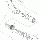 Bruin 350 4WD YFM350FAT ПУСКОВОЙ ЭЛЕКТРОДВИГАТЕЛЬ
