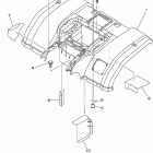 Bruin 350 4WD YFM350FAT- Заднее крыло