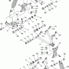 Raptor 350 YFM350RT Передняя подвеска колес