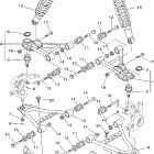 Kodiak 400 4WD YFM400FAHT Передняя подвеска колес