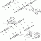 Kodiak 400 4WD YFM400FAT- Бугель (задний рычаг)