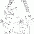 Kodiak 450 4WD YFM450FAT Задняя подвеска