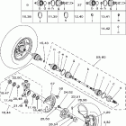 Kodiak 450 4WD YFM450FAT Переднее колесо