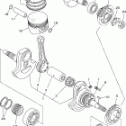 Grizzly 660 4WD Special Edition YFM660FASET Коленчатый вал и Поршень