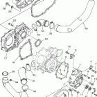 Grizzly 660 4WD YFM660FAT Крышка картера двигателя