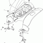 Raptor 80 YFM80RT Заднее крыло