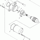 Raptor 80 YFM80RT ПУСКОВОЙ ЭЛЕКТРОДВИГАТЕЛЬ