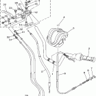 Raptor 80 YFM80RT Steering handle  cable