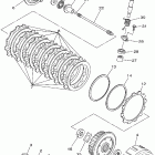 YFZ450T Сцепление