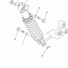 YFZ450T Задняя подвеска