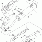 Bruin 350 Auto 2WD YFM350AS Выхлопная система