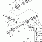 YFM250XR Промежуточный ведущий вал