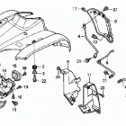 TRX250TM Front fender ('05)