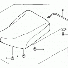 TRX500FA Seat (trx500fa / fga'05)