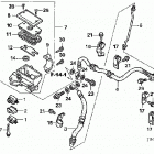 TRX500FA Front brake master cylinder (trx500fa / fga'05)