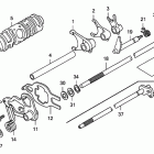 TRX250EX Gearshift drum (''''''''''''''''03-)