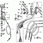 TRX300EX Handle lever@switch@cable (trx300ex''''''''''''''''01-''...