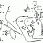 TRX350TM Handle levers@switches   @cables