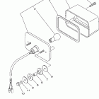 BIG BEAR 2WD-YFM400NMC/YFM400NM Задний фонарь