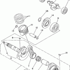 BEAR TRACKER 2WD-YFM250XL/YFM250XLC Коленчатый вал и Поршень