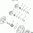 BIG BEAR 4WD-YFM350FWBL/YFM350FWBL Муфта стартера