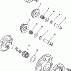 BIG BEAR 2WD-YFM350ULC/YFM350UL Муфта стартера