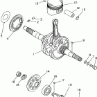 KODIAK 4WD-YFM400FWBL/YFM400FWBL Коленчатый вал и Поршень