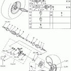 KODIAK 4WD-YFM400FWBL/YFM400FWBL Переднее колесо